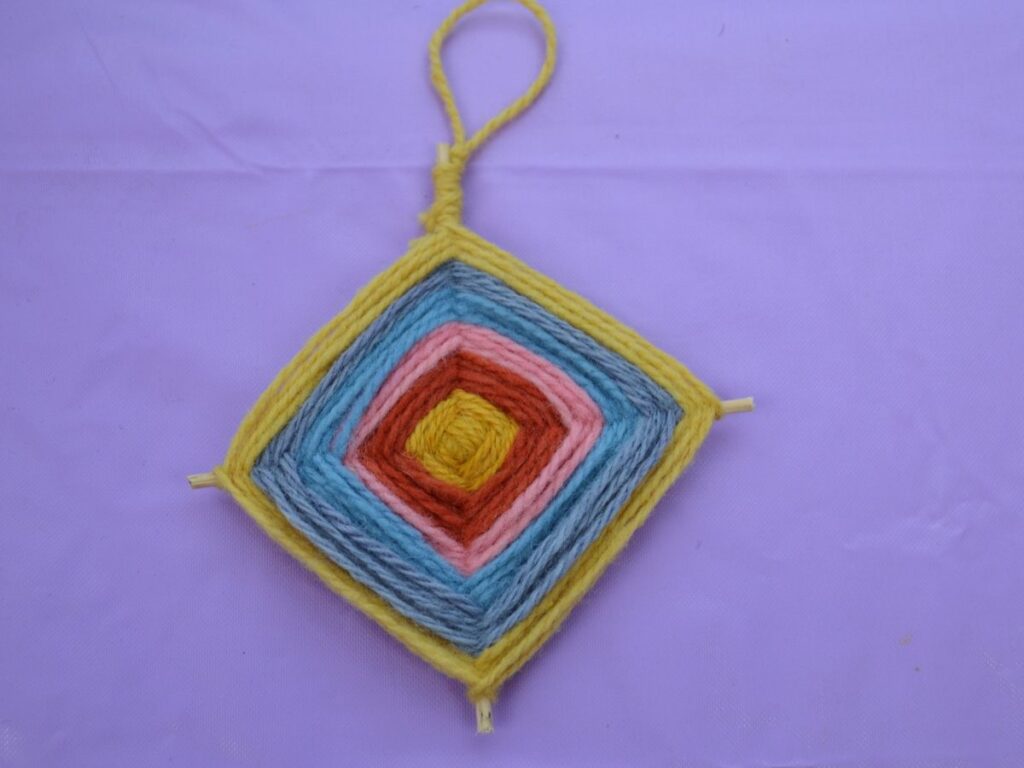 A finish God's eye.