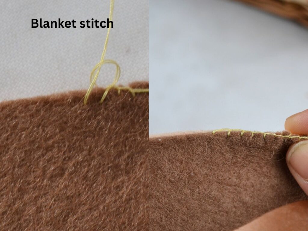 Felt with stitches