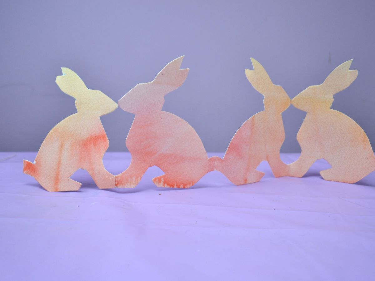 Paper concertina Bunnies