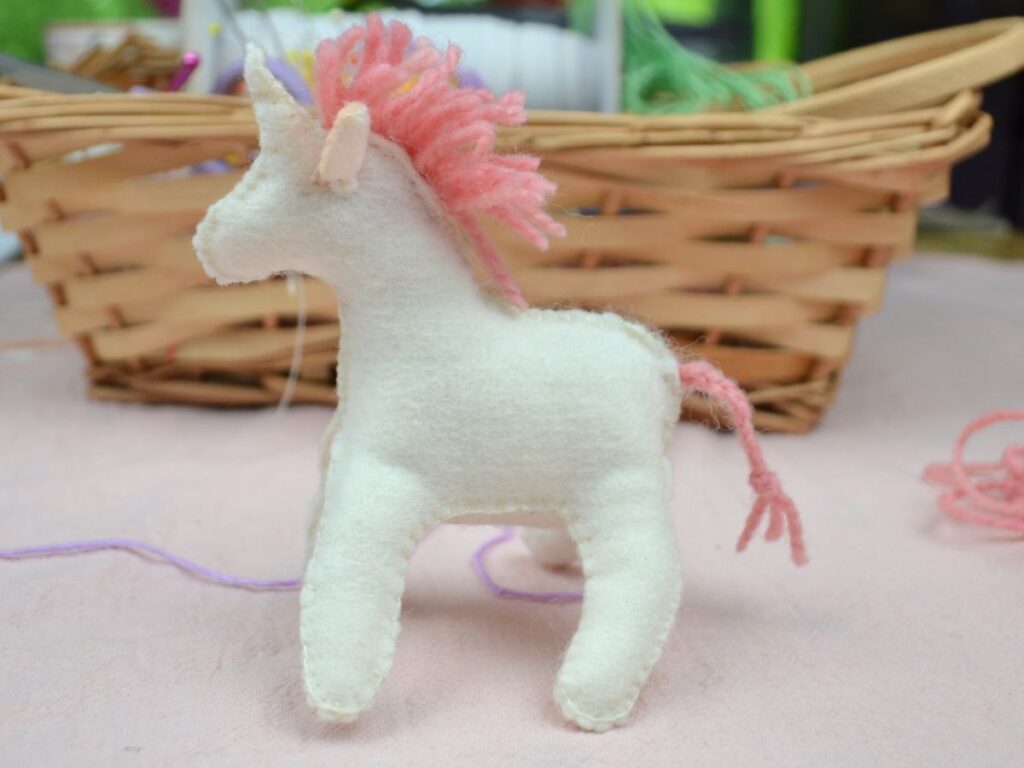 A Felt Unicorn