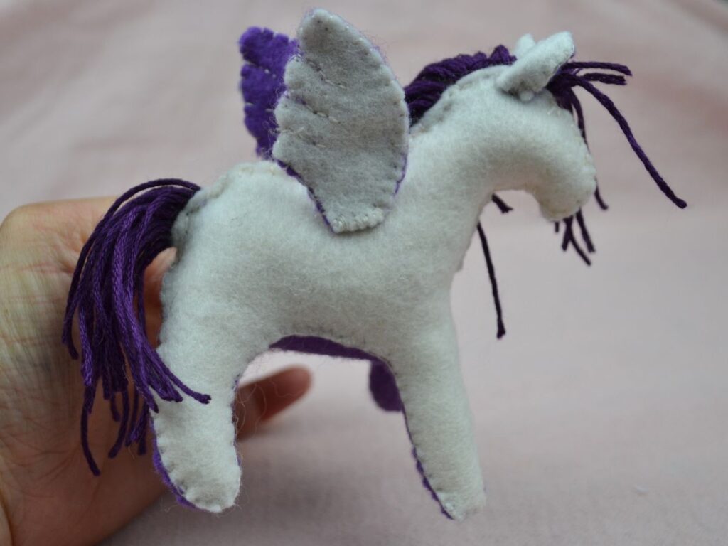 A Felt pegasus